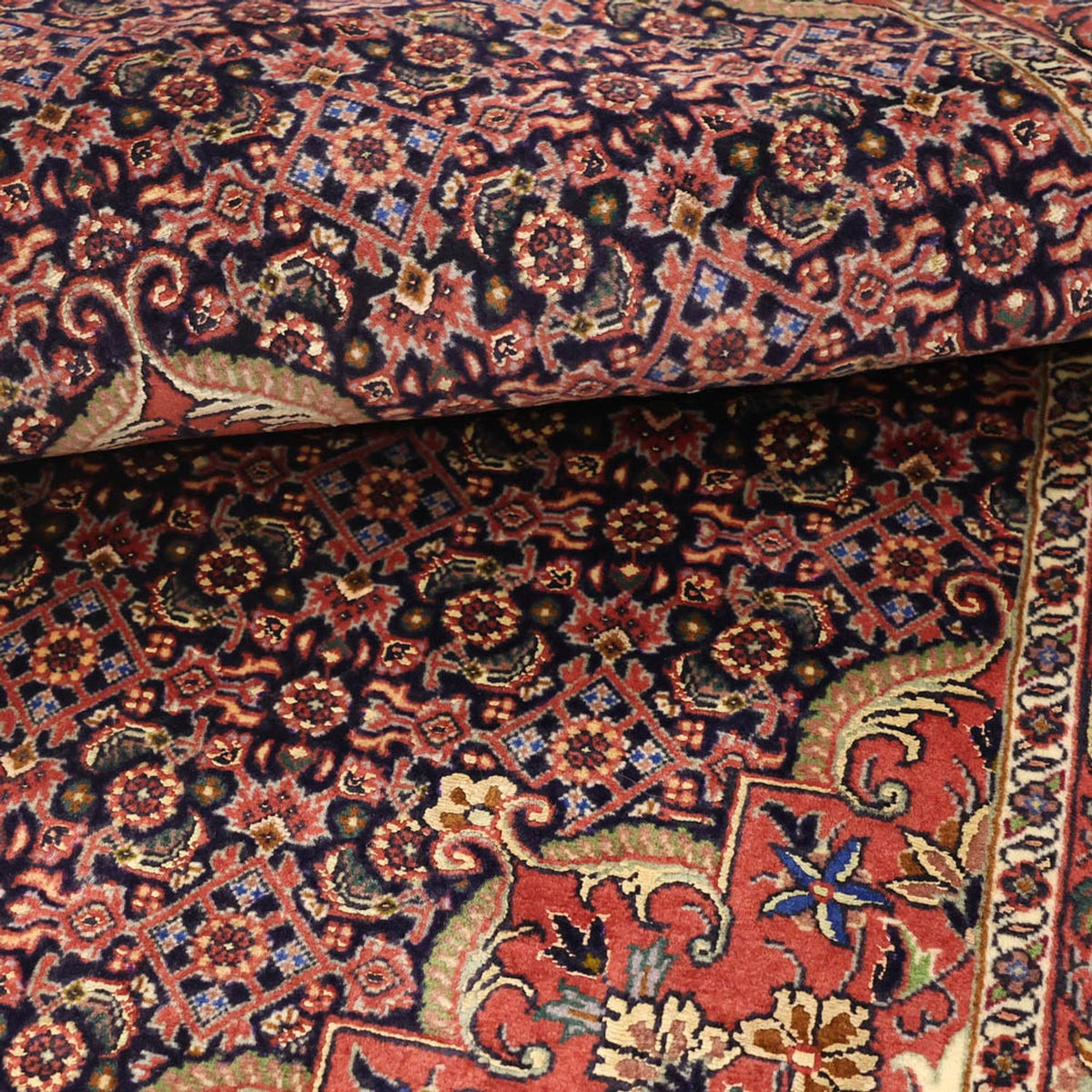 Tapis persan - Bidjar - Royal - 148 x 91 cm - rouille