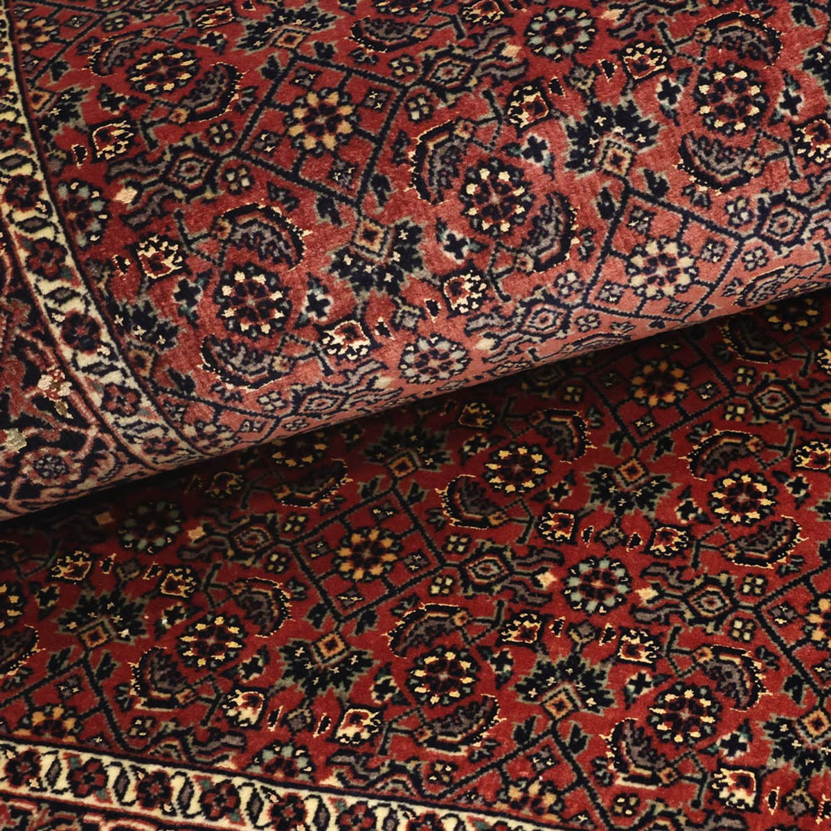 Tapis persan - Bidjar - Royal - 148 x 89 cm - rouille