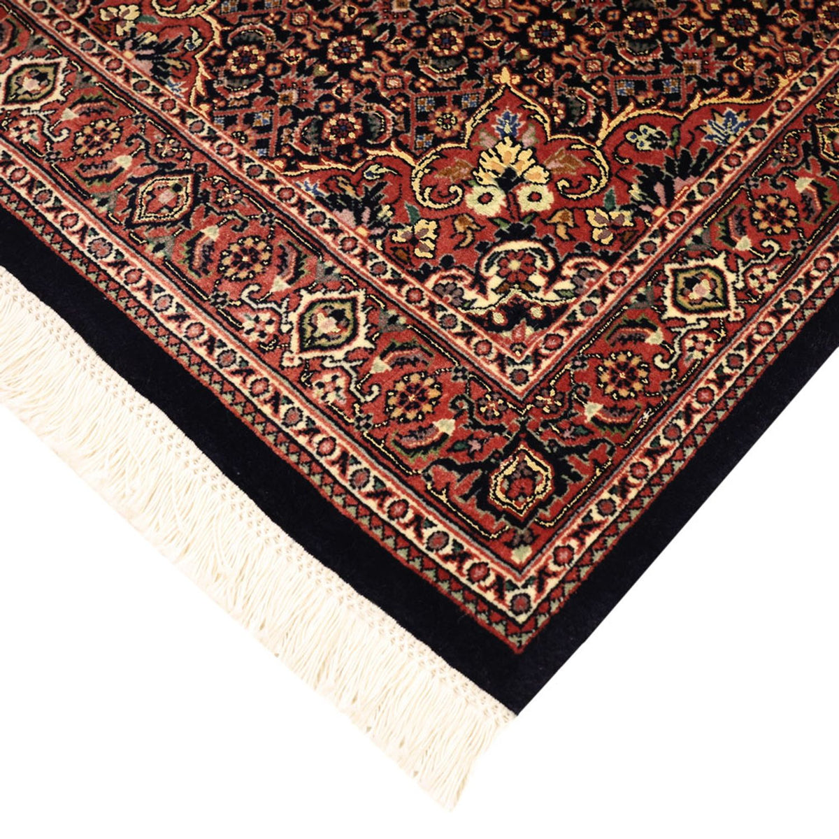 Tapis persan - Bidjar - Royal - 140 x 70 cm - rouge foncé