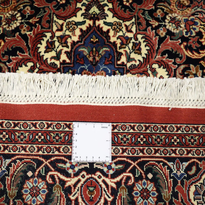 Tapis persan - Bidjar - Royal - 204 x 145 cm - rouge foncé