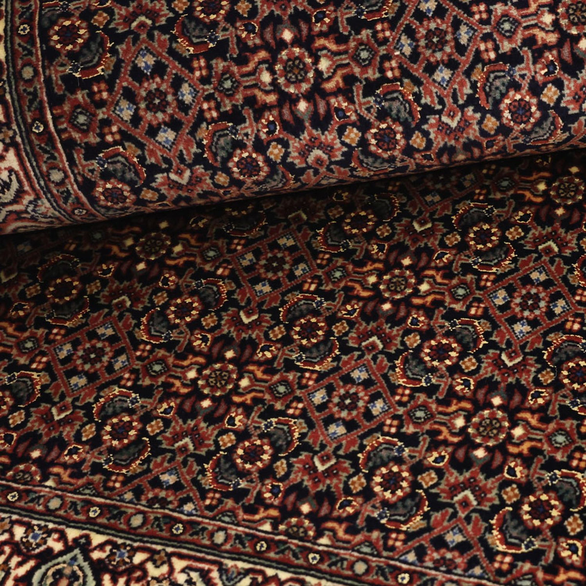 Tapis persan - Bidjar - Royal - 150 x 91 cm - beige foncé