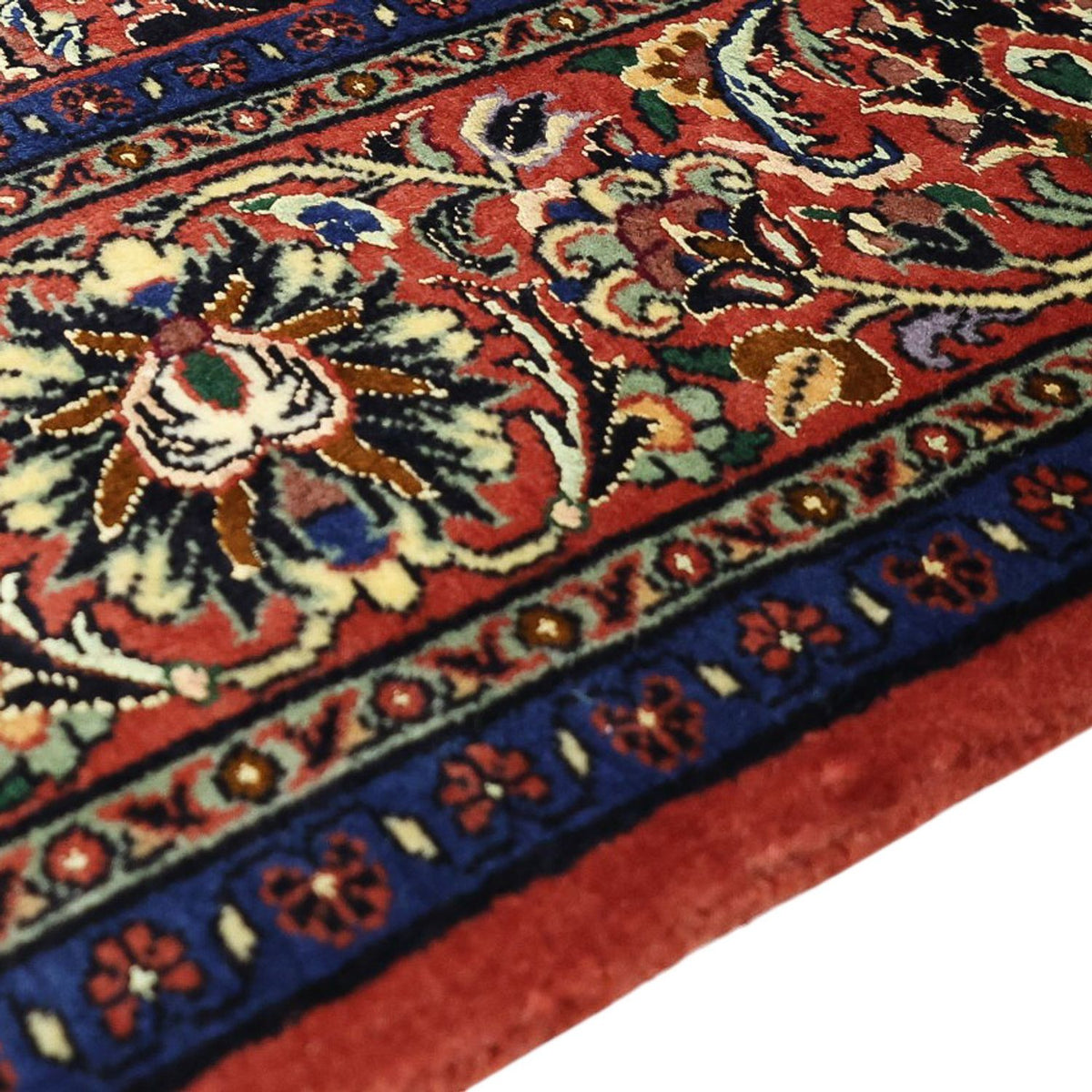 Tapis persan - Bidjar - Royal - 208 x 132 cm - bleu foncé