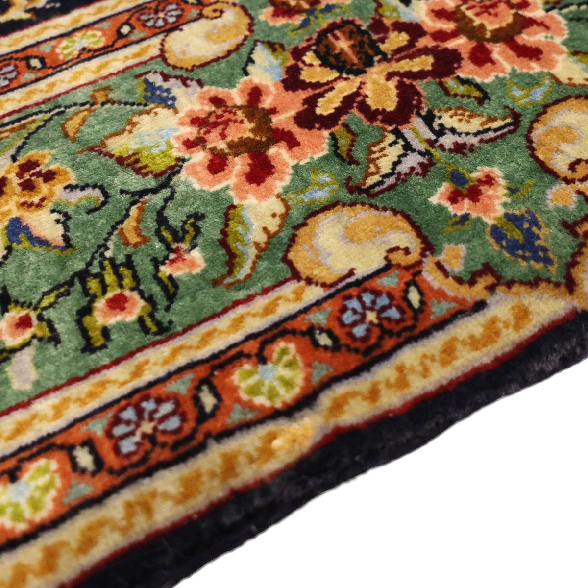 Tapis persan - Classique - 161 x 102 cm - bleu foncé