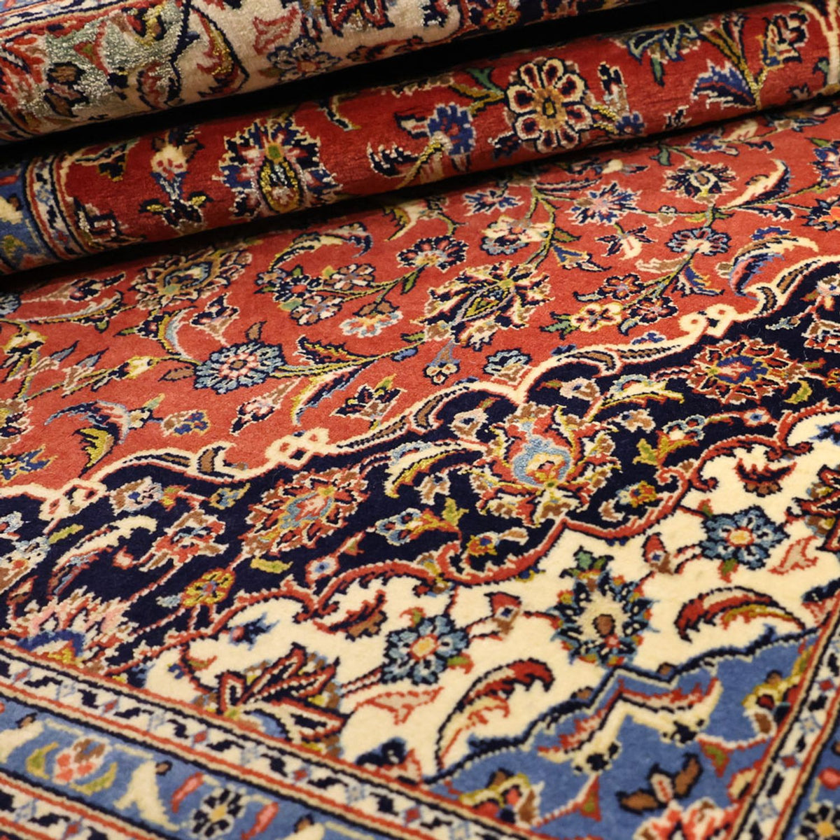 Tapis persan - Keshan - 170 x 110 cm - rouge