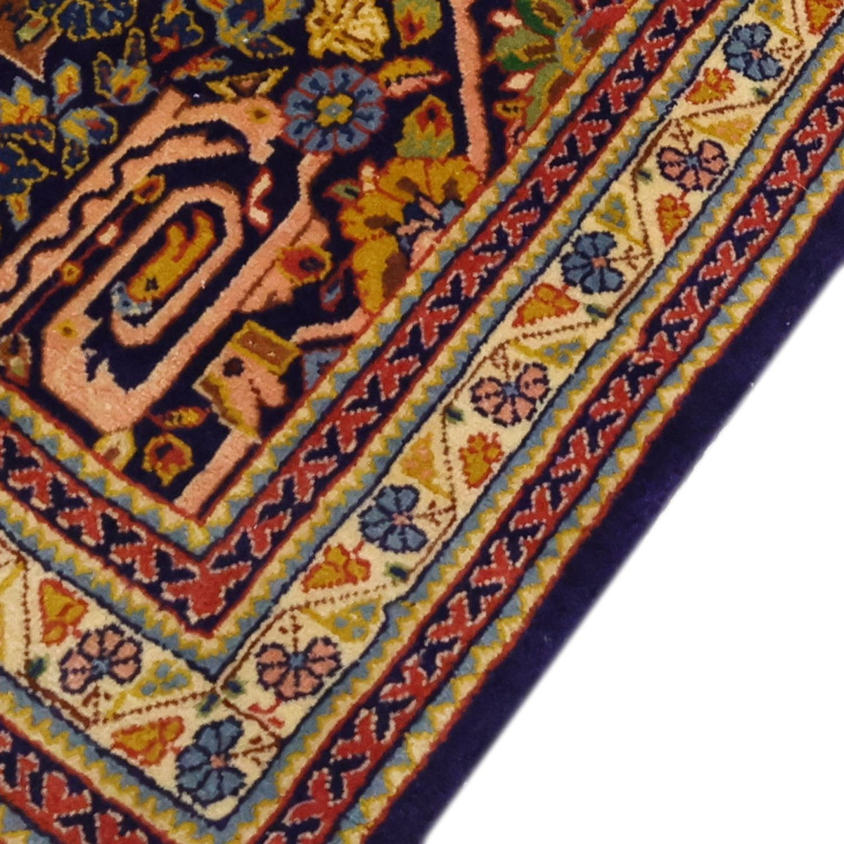 Tapis de couloir Tapis persan - Classique - 260 x 75 cm - vert foncé