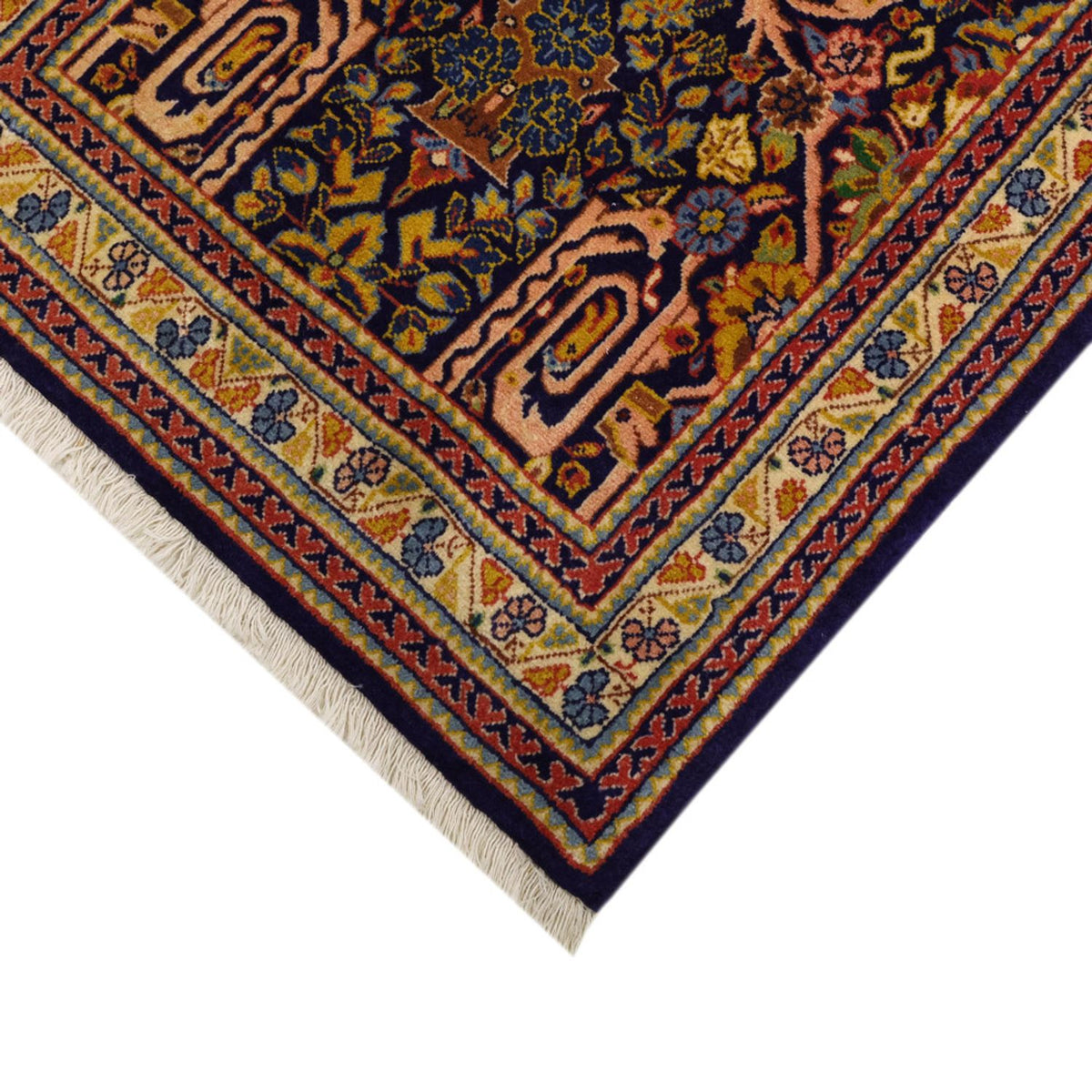 Tapis de couloir Tapis persan - Classique - 260 x 75 cm - vert foncé