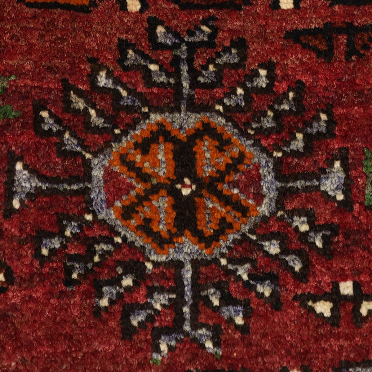 Tapis persan - Nomadic - 300 x 150 cm - rouge foncé