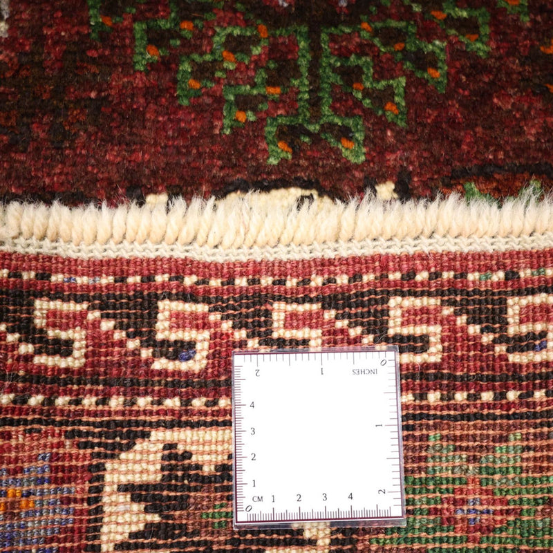 Tapis persan - Nomadic - 300 x 150 cm - rouge foncé