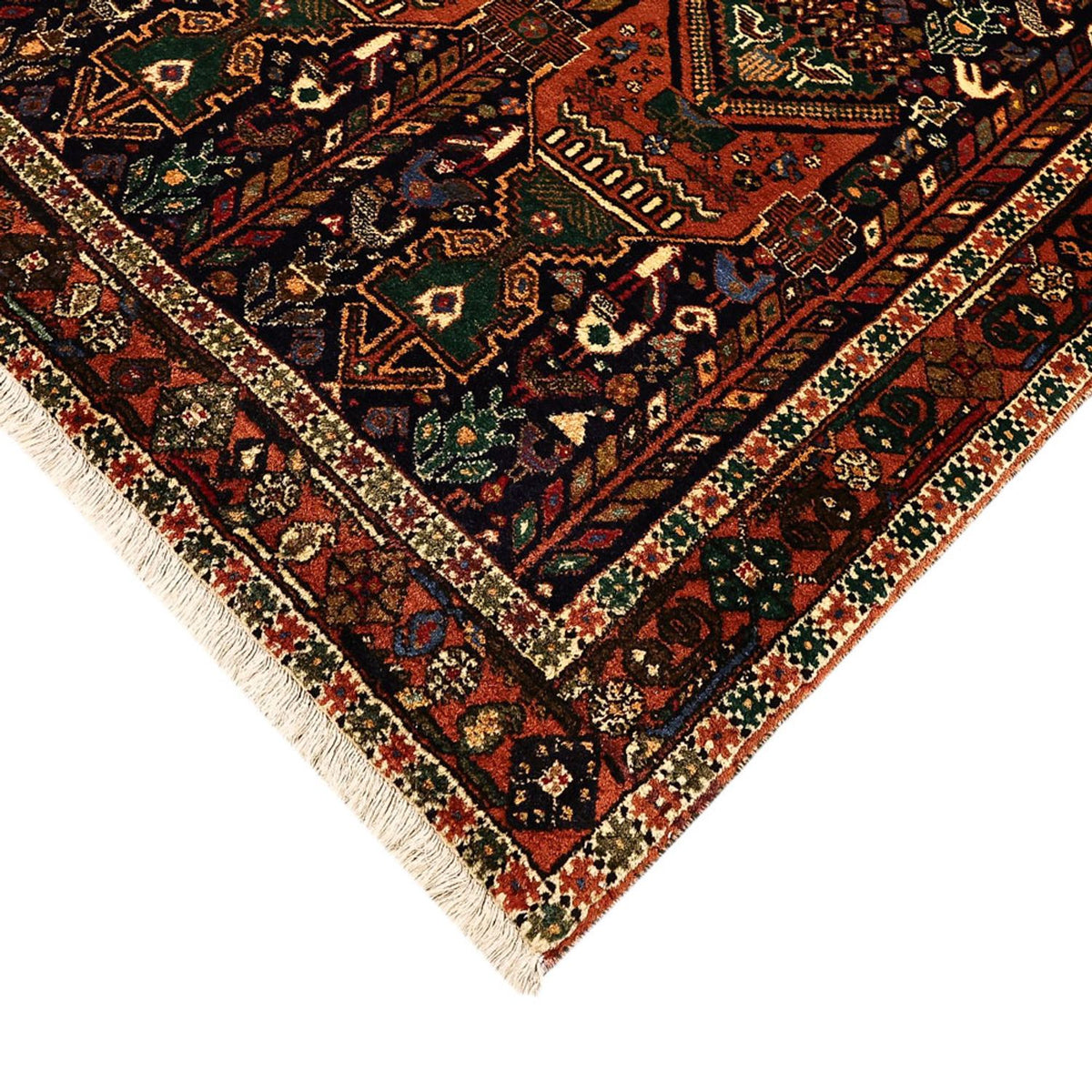 Tapis persan - Nomadic - 191 x 133 cm - multicolore