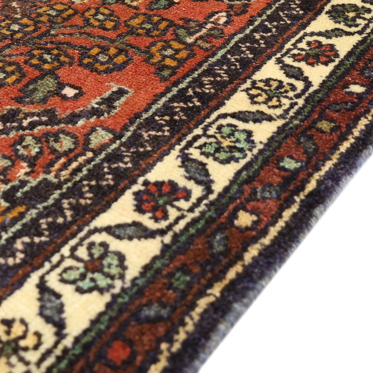 Tapis de couloir Tapis persan - Nomadic - 313 x 83 cm - rouge foncé