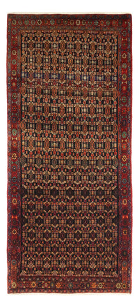 Tapis de couloir Tapis persan - Nomadic - 294 x 129 cm - rouge foncé