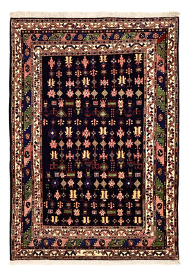Tapis persan - Classique - 215 x 157 cm - bleu foncé