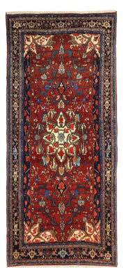 Tapis de couloir Tapis persan - Nomadic - 331 x 145 cm - rouge