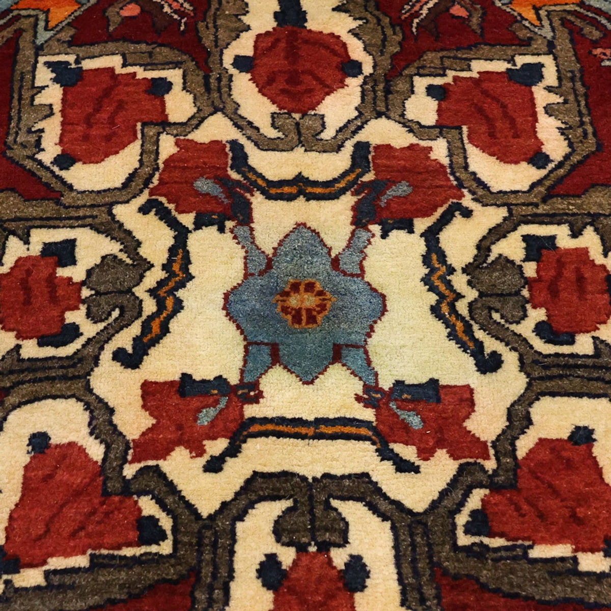 Tapis de couloir Tapis persan - Nomadic - 331 x 145 cm - rouge