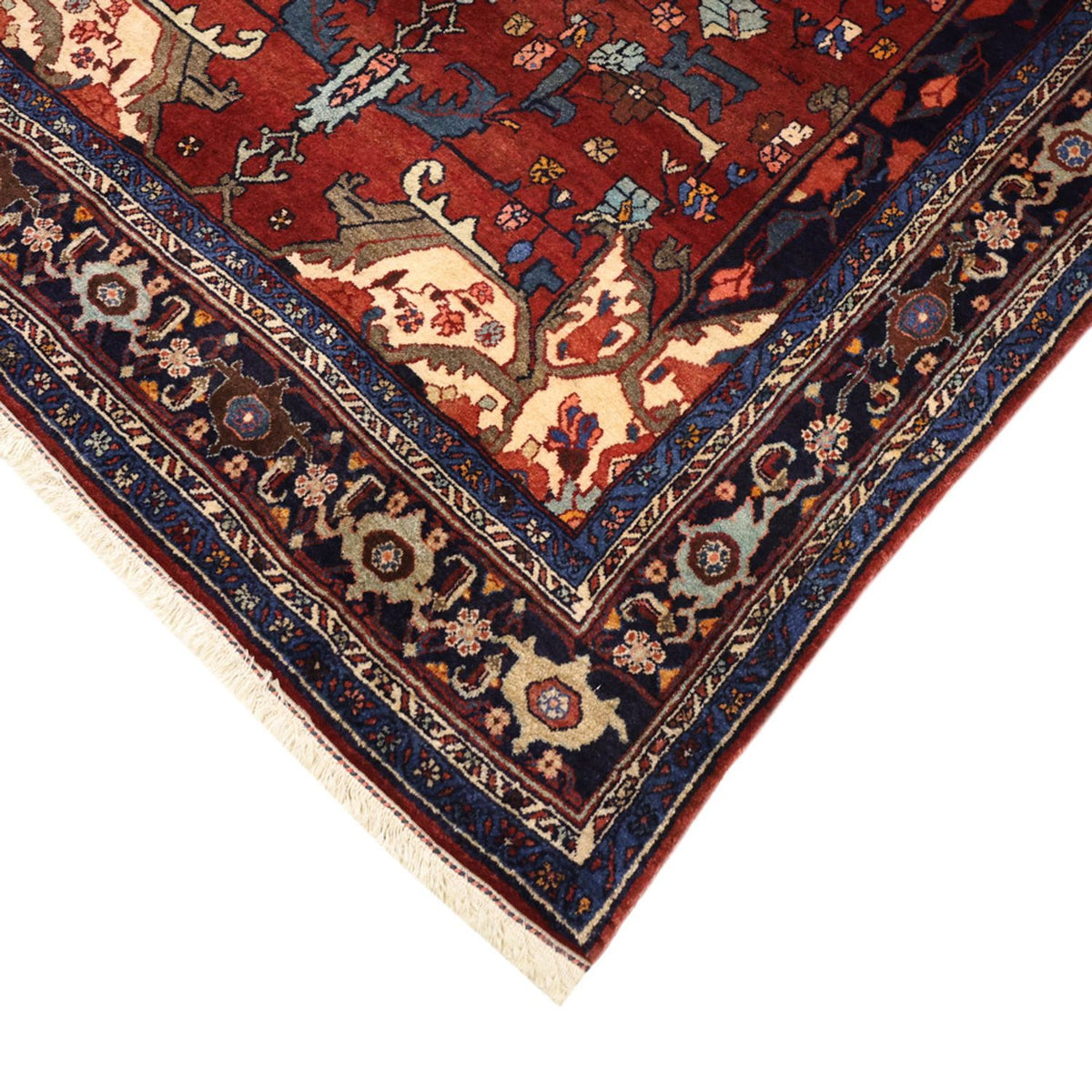 Tapis de couloir Tapis persan - Nomadic - 331 x 145 cm - rouge