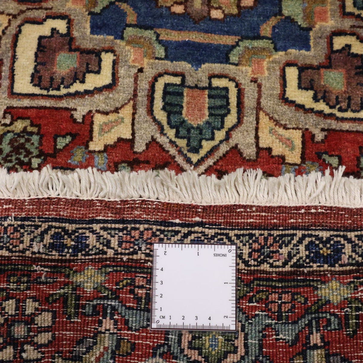 Tapis de couloir Tapis persan - Bidjar - 276 x 146 cm - rouge foncé