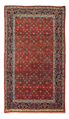 Tapis persan - Bidjar - Royal - 288 x 168 cm - rouge foncé