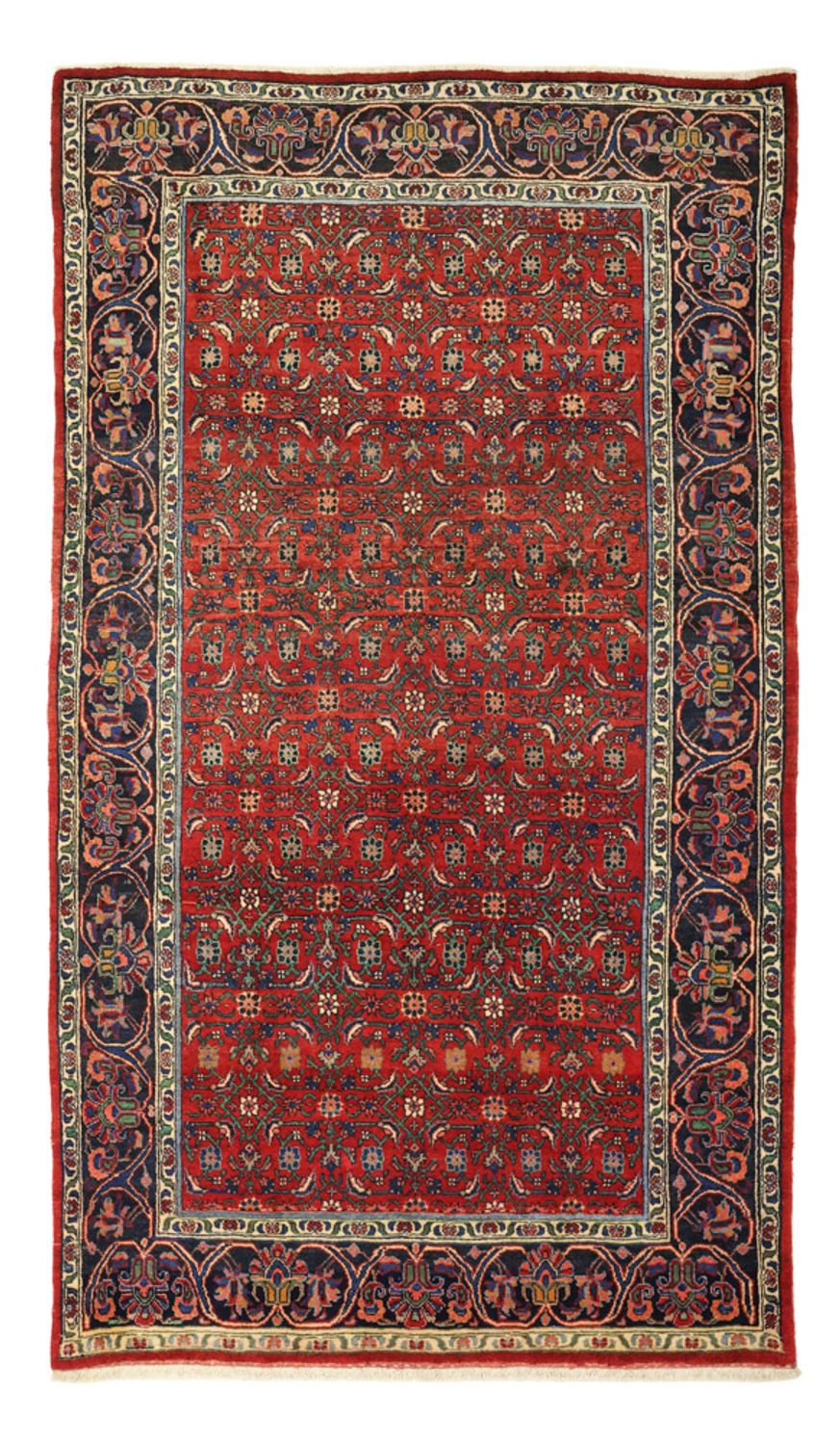 Tapis persan - Bidjar - Royal - 288 x 168 cm - rouge foncé