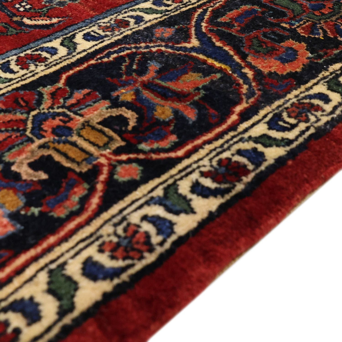 Tapis persan - Bidjar - Royal - 288 x 168 cm - rouge foncé
