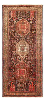 Tapis de couloir Tapis persan - Nomadic - 295 x 130 cm - rouge foncé