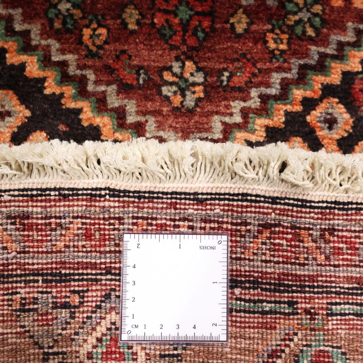 Tapis de couloir Tapis persan - Nomadic - 295 x 130 cm - rouge foncé