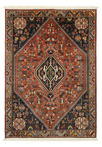 Tapis Gabbeh - Persan Kashkuli - 150 x 105 cm - rouge foncé