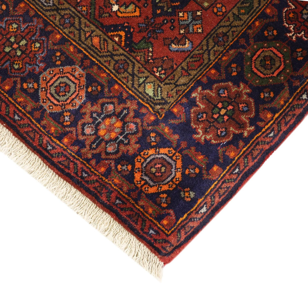 Tapis persan - Nomadic - 158 x 99 cm - rouge foncé
