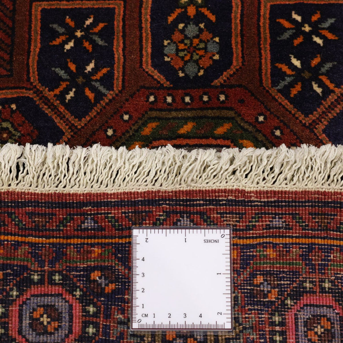 Tapis persan - Nomadic - 158 x 99 cm - rouge foncé