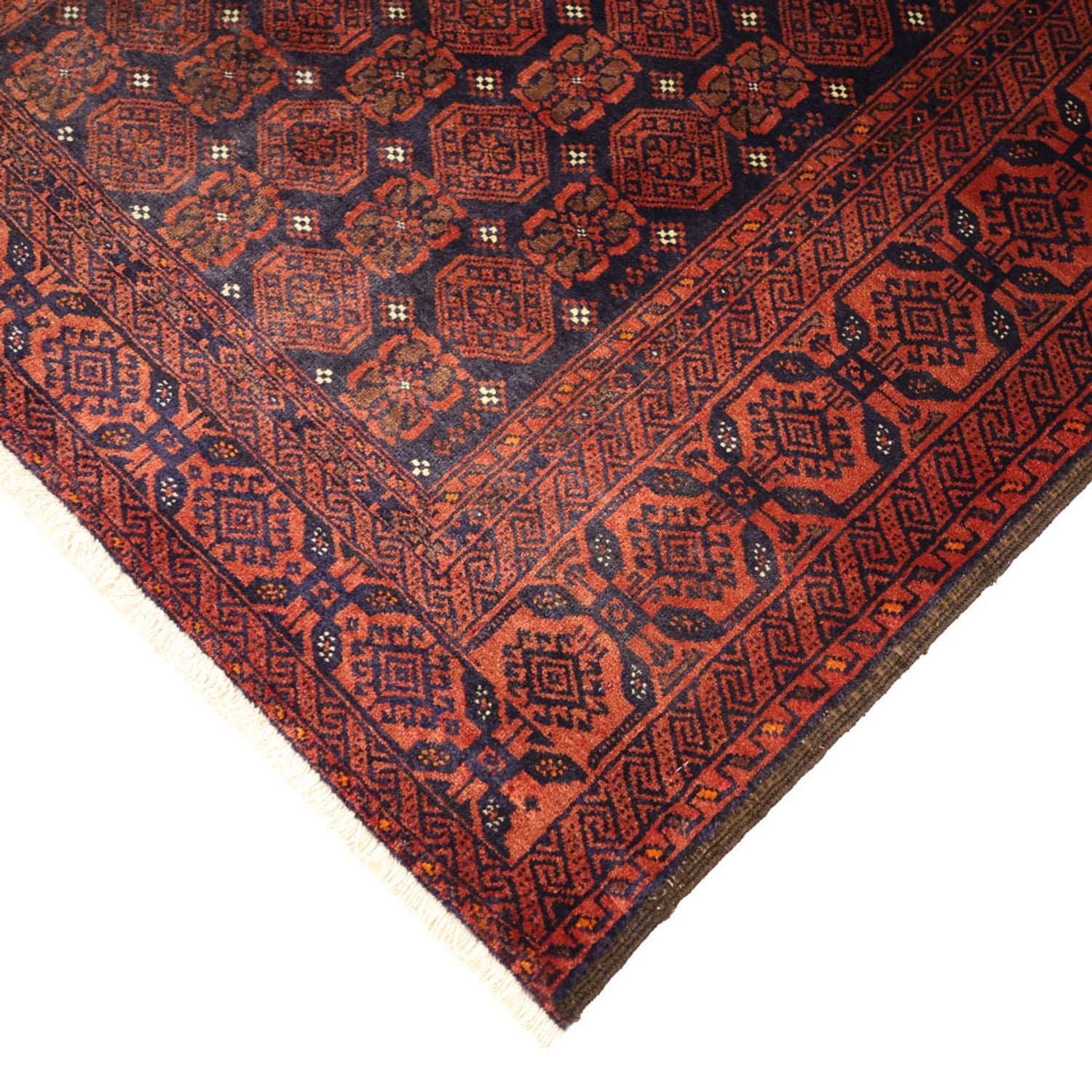 Tapis de couloir Tapis Belutsch - 215 x 112 cm - rouge foncé