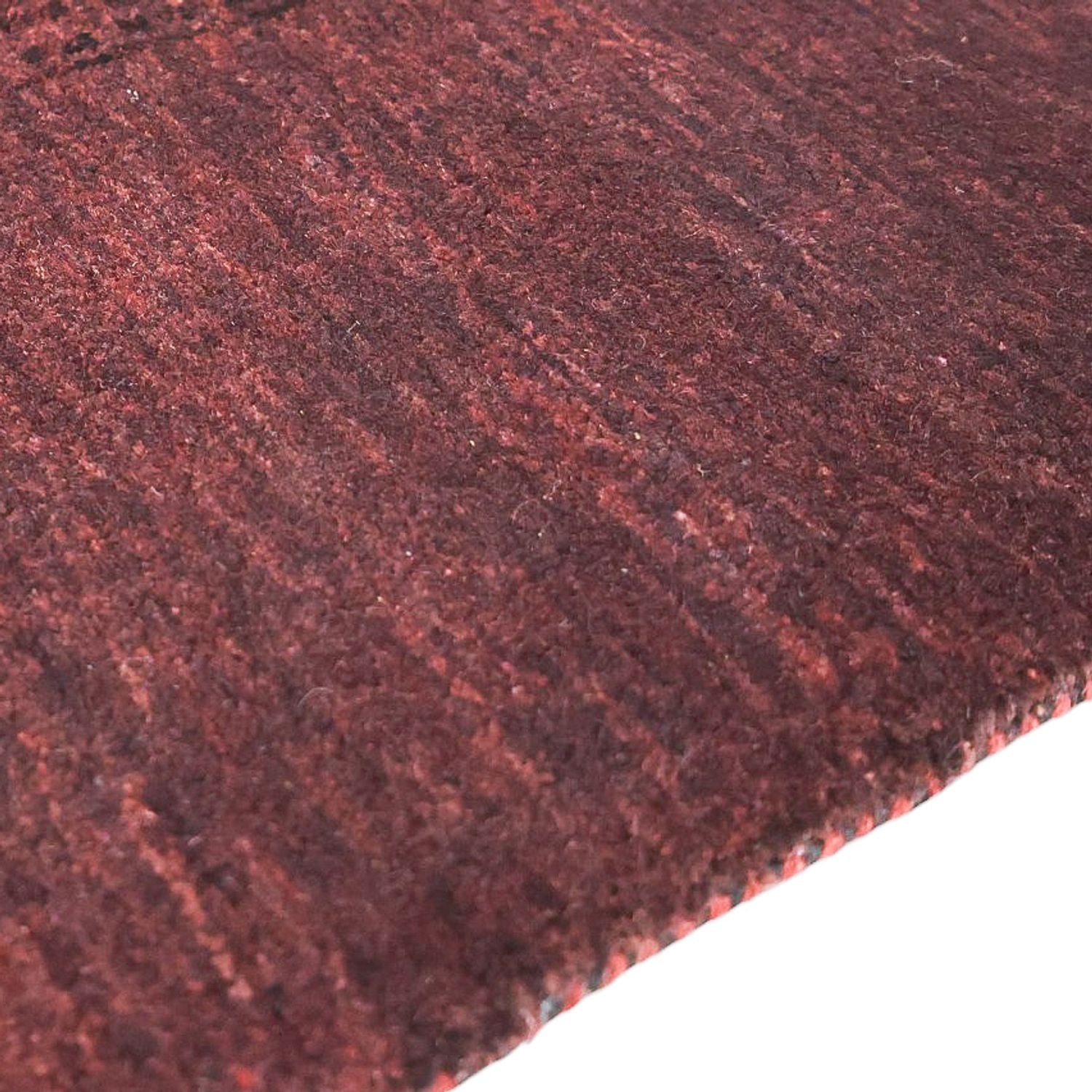 Tapis Gabbeh - Loribaft Indus - 235 x 166 cm - rouge foncé