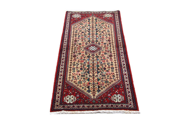 Tapis persan - Nomadic - 155 x 69 cm - rouge