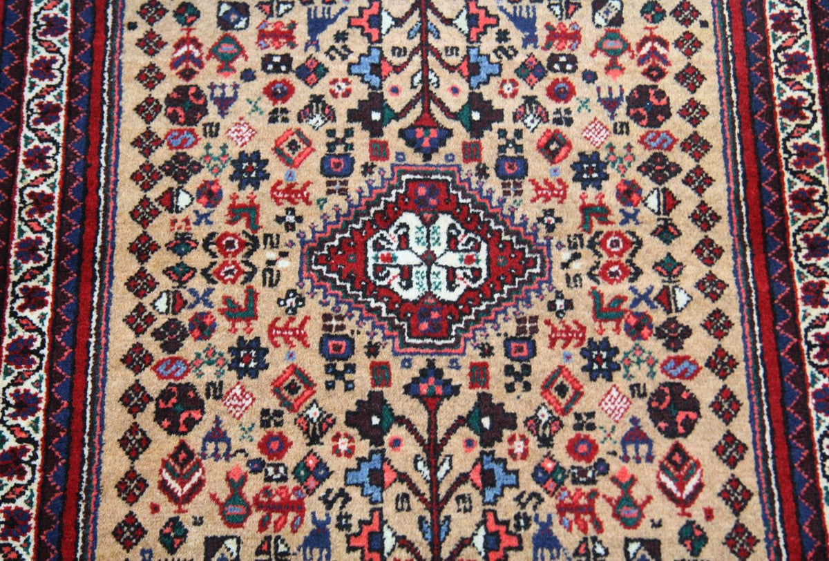 Tapis persan - Nomadic - 155 x 69 cm - rouge