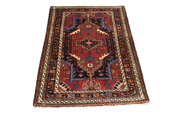 Tapis persan - Nomadic - 138 x 92 cm - rouge