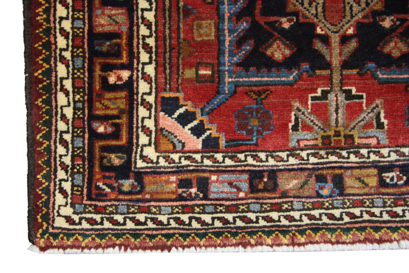 Tapis persan - Nomadic - 138 x 92 cm - rouge