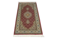 Tapis persan - Tabriz - 150 x 70 cm - rouge