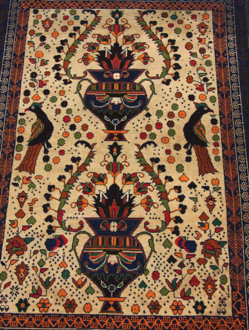 Tapis Belutsch - 115 x 80 cm - beige