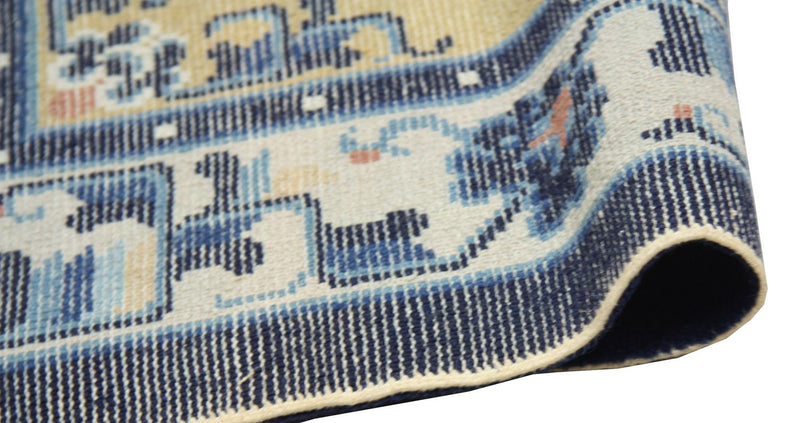 Tapis chinois - 137 x 69 cm - bleu