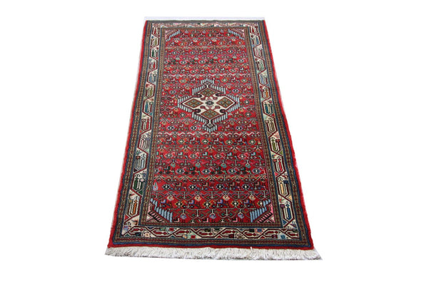 Tapis de couloir Tapis persan - Nomadic - 180 x 80 cm - rouge