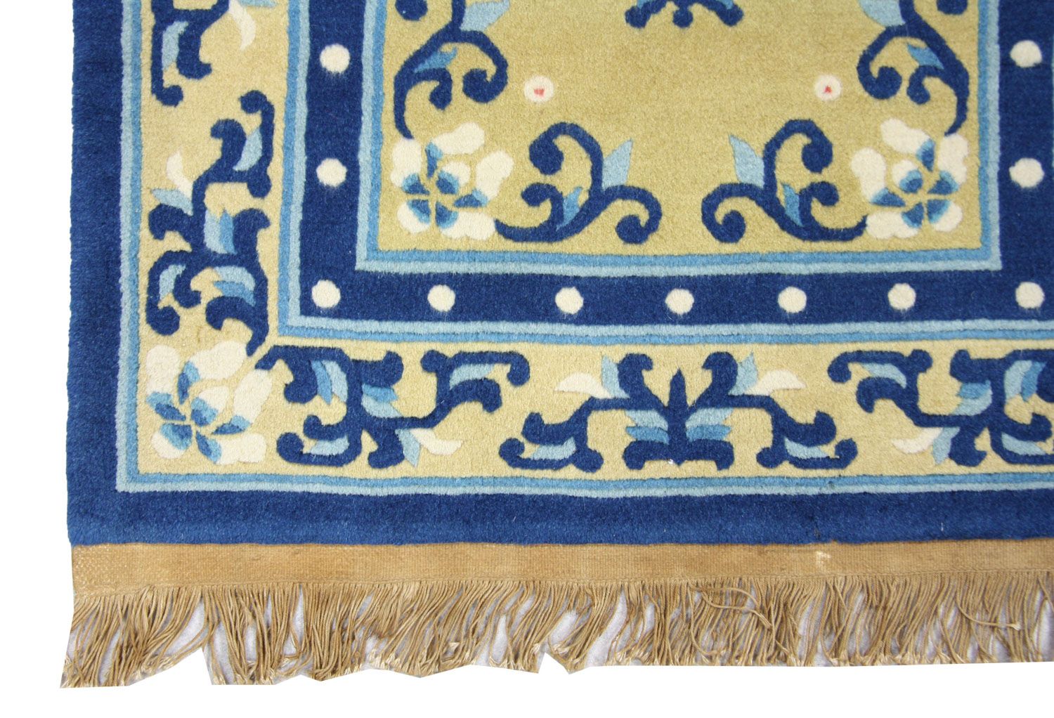 Tapis chinois - 152 x 76 cm - bleu