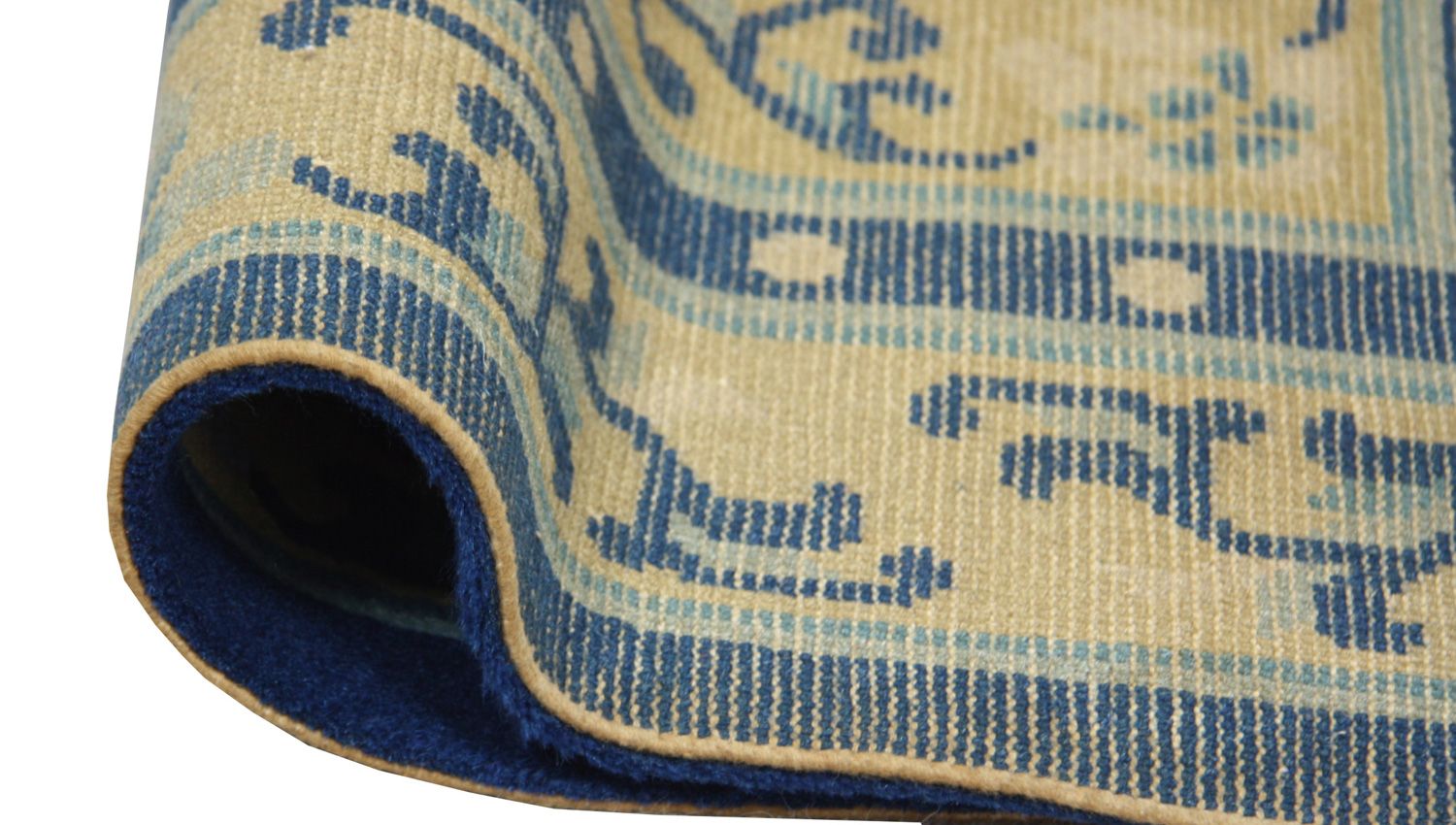 Tapis chinois - 152 x 76 cm - bleu