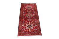 Tapis persan - Nomadic - 140 x 67 cm - rouge