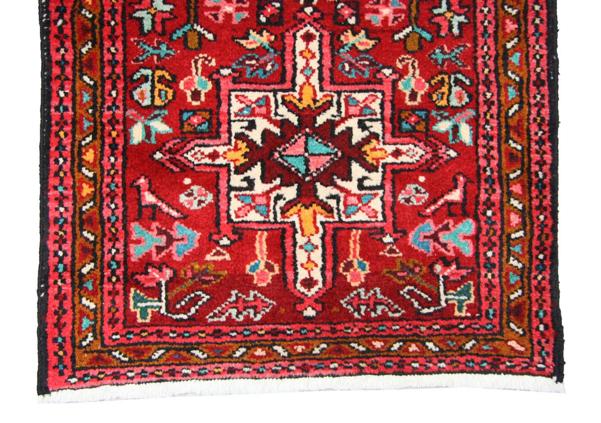 Tapis persan - Nomadic - 140 x 67 cm - rouge