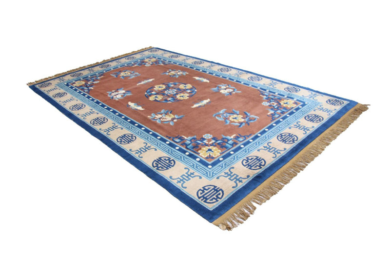 Tapis chinois - 274 x 183 cm - marron