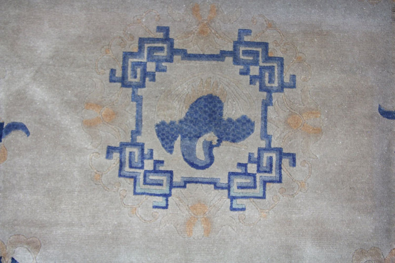 Tapis chinois - 298 x 198 cm - bleu