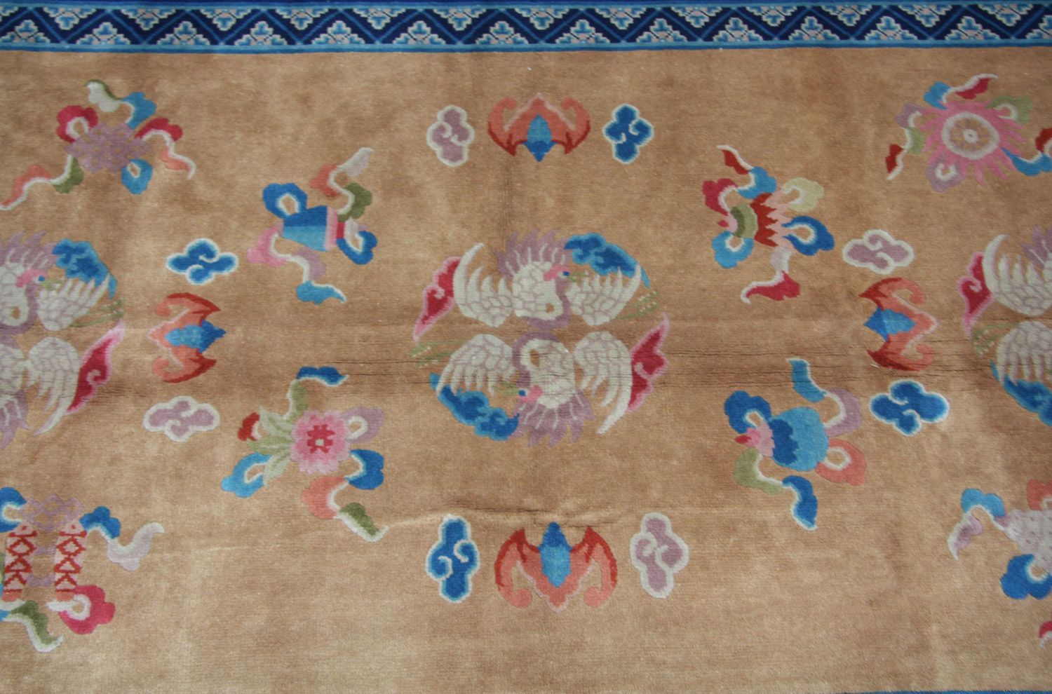 Tapis chinois - 244 x 152 cm - marron