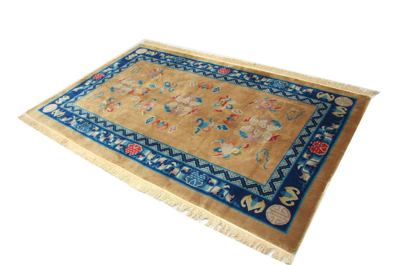 Tapis chinois - 244 x 152 cm - marron