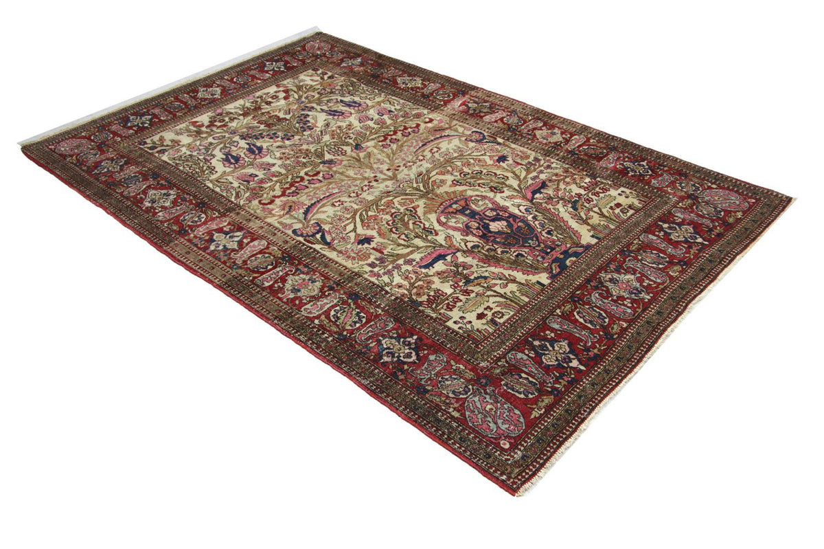 Tapis persan - Nomadic - 207 x 148 cm - beige