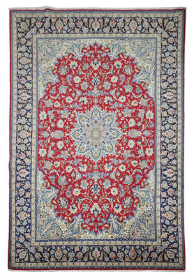 Tapis persan - Isfahan - Premium - 303 x 203 cm - rouge