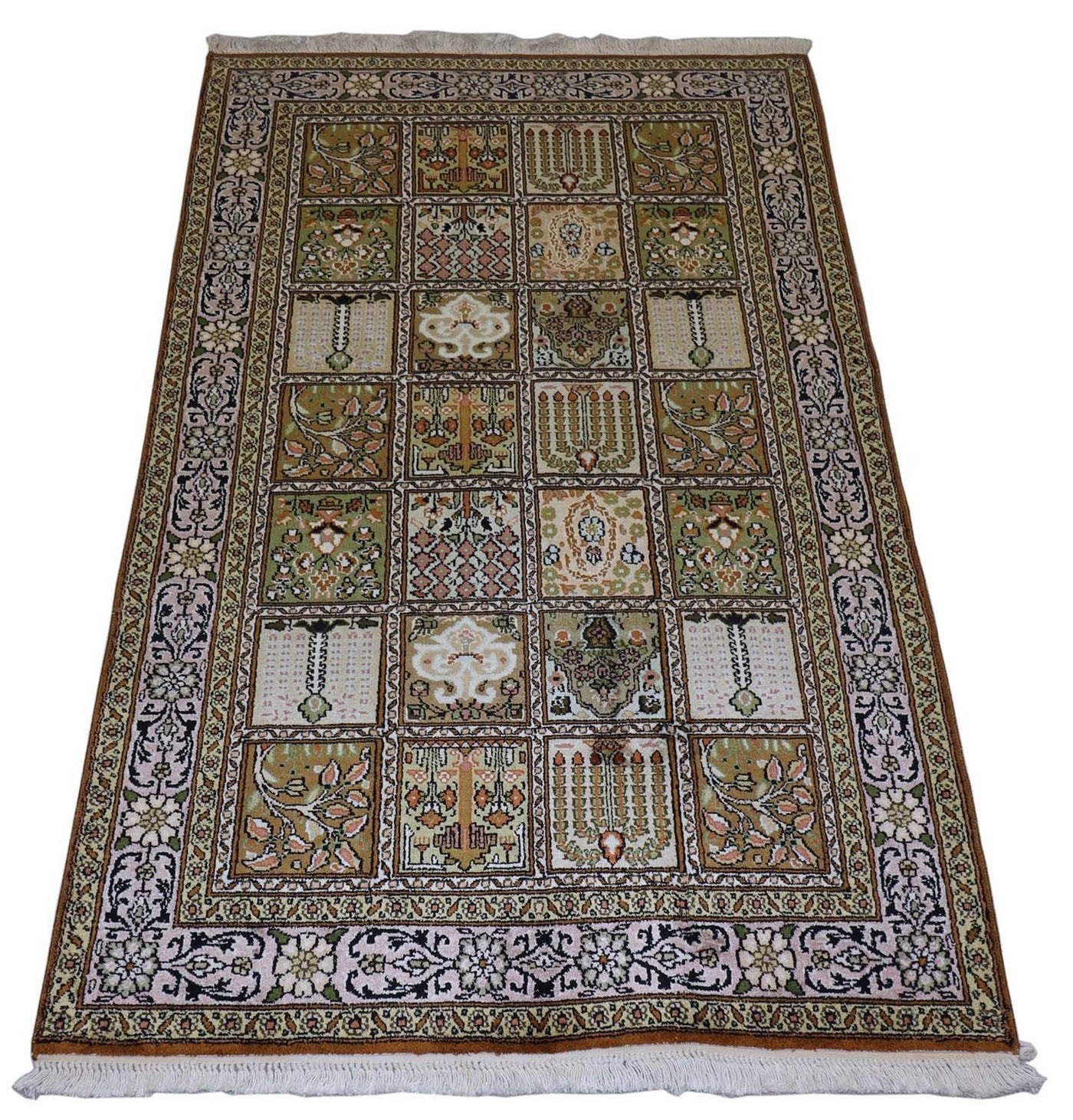 Tapis en soie du Cachemire Tapis 152x90cm - Tapis oriental