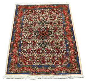 Tapis persan - Bidjar - 150 x 100 cm - bleu
